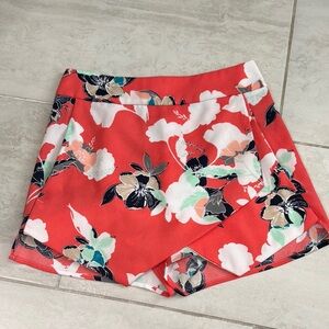Floral Pink Skort